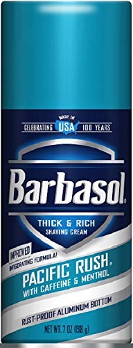 3 Pack Barbasol Shave Cream 7 Ounce (Pacific Rush)