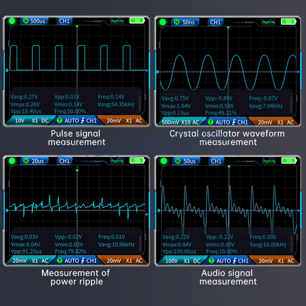 FNIRSI 2C23T 3-in-1 Digital Oscilloscope Multimeter Function Signal Generator US