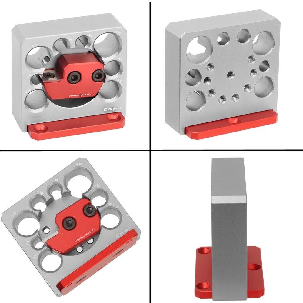 Adjustable Drill Milling Dowel Round Rod Auxiliary Tool with Carbide Blade, E...