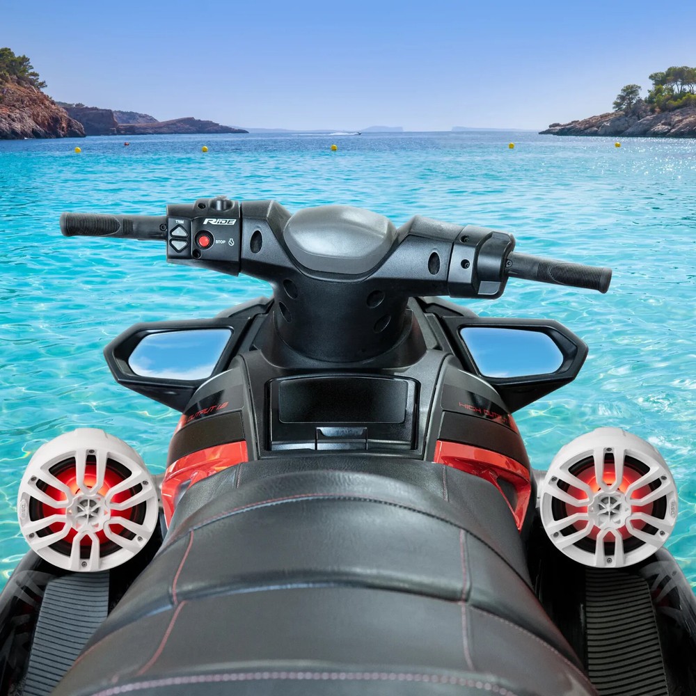 DS18 Jet Ski Package - 6.5" Speakers, Amplifier, Amp Kit & Bluetooth Controllers