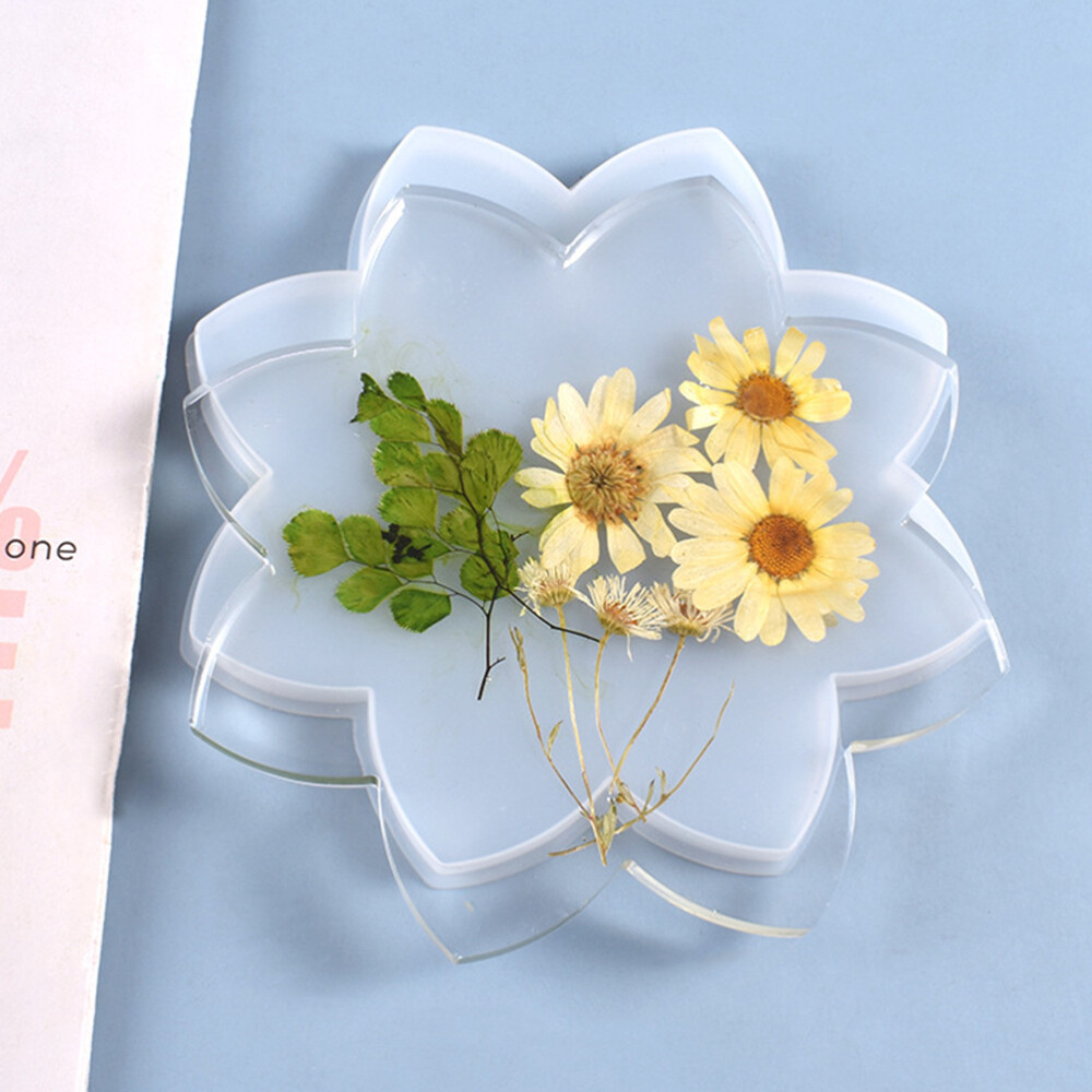 1PC Coaster Casting Molds Silicone Coaster Molds Coasters Silicone