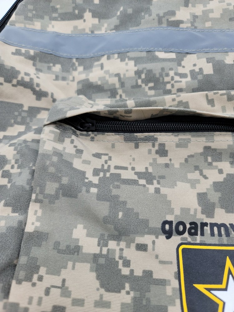 U.S. Army Go Army Strong Backpack Bag 17”L Great Shape E4