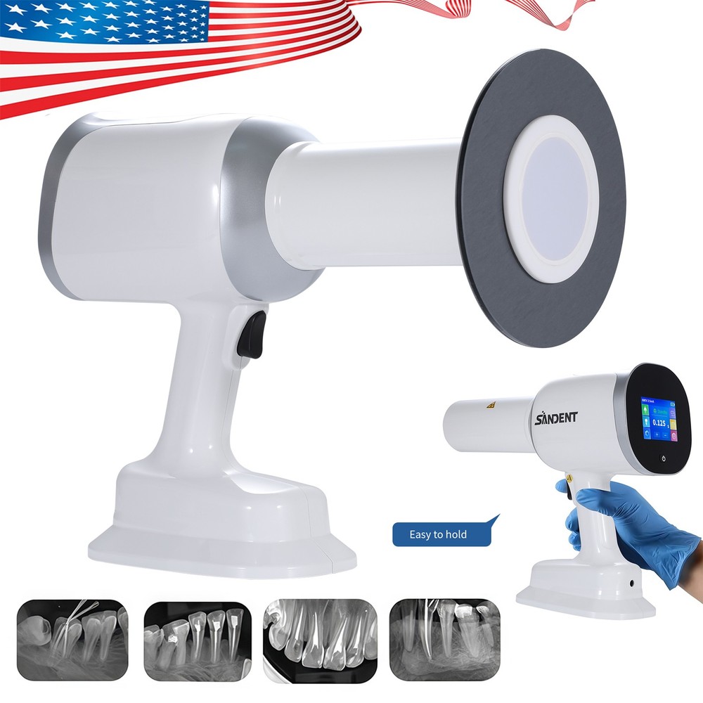 Dental X Mobile Unit System Ray Digital Machine High Frequency w/ Shield