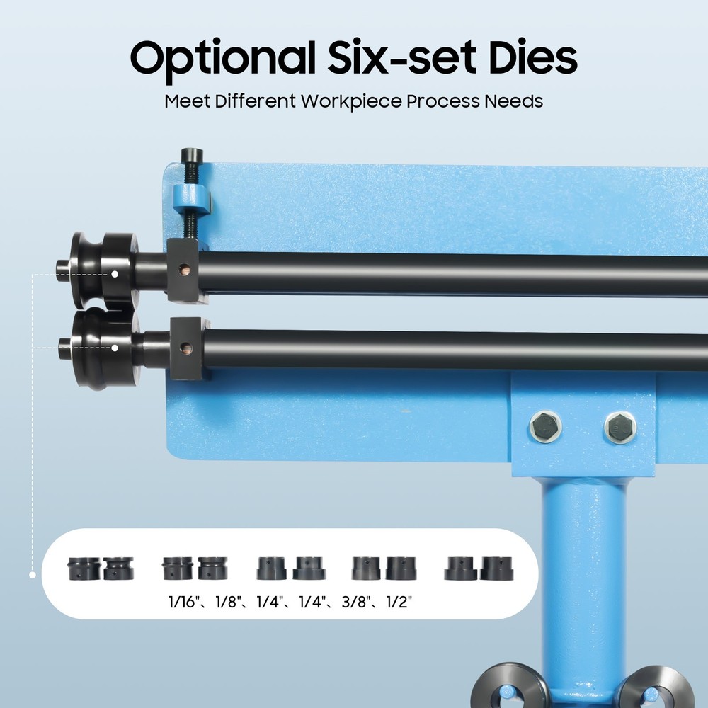 Manual Bead Roller Sheet Metal Bead Roller Set Multifunctional Bending Machine