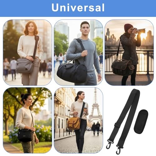 Shoulder Strap, 65 inch Adjustable Duffel Bag Shoulder Strap Replacement with