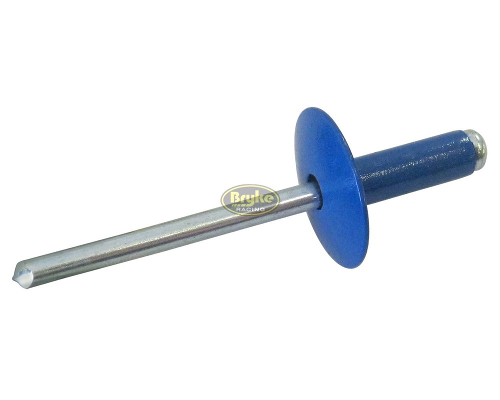 Multi Grip Large Head Chevron Blue Rivets Pop Rivet 250ct 3/16" Multi-Grip IMCA