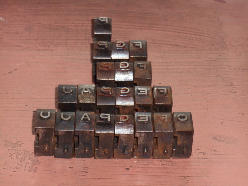 letterpress numbering machine block ( lot)