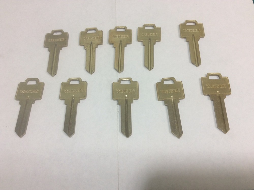 weiser Lock Key Blanks #1555N set 10, locksmith
