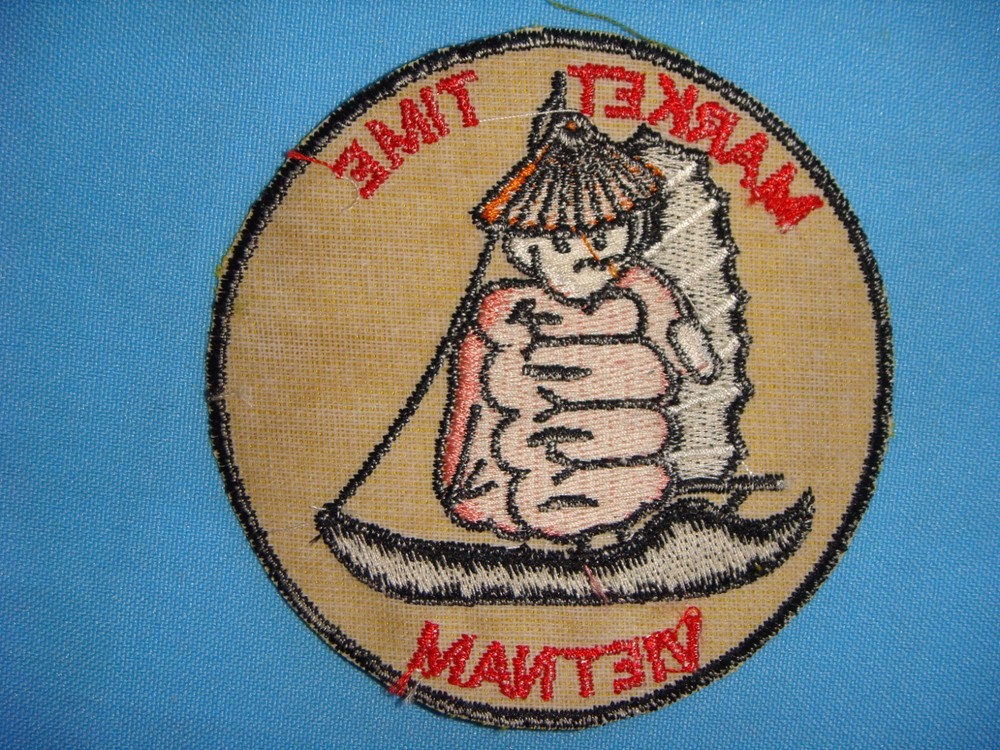 VIETNAM WAR PATCH, US NAVY MARKET TIME OPERATION