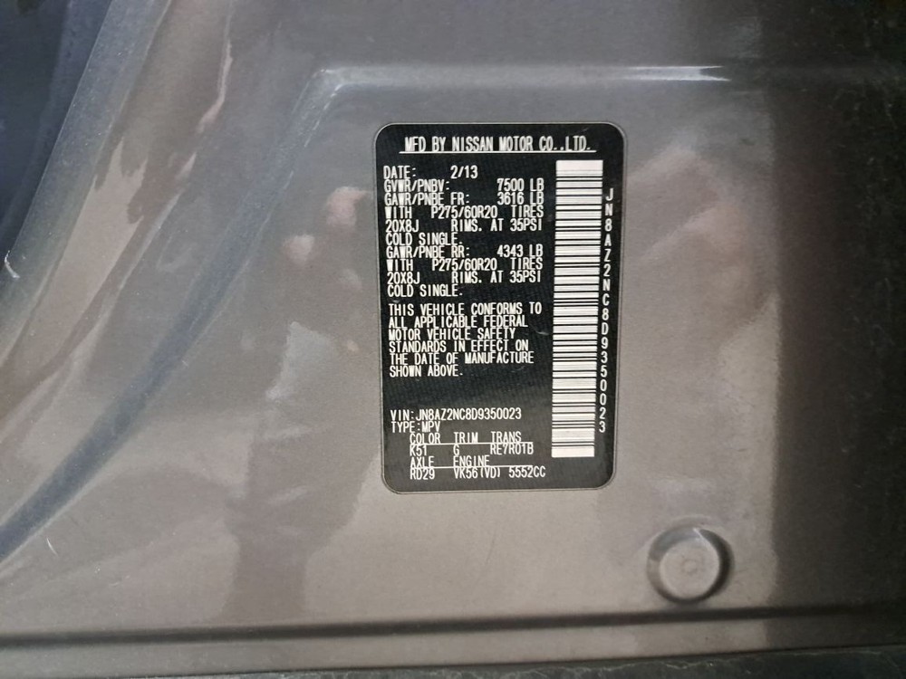2013 Qx56 Amplifier Sku#4231355