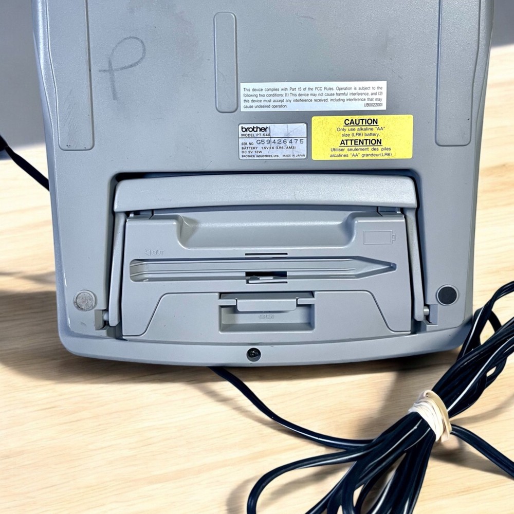 Brother P-Touch PT-540 Label Maker