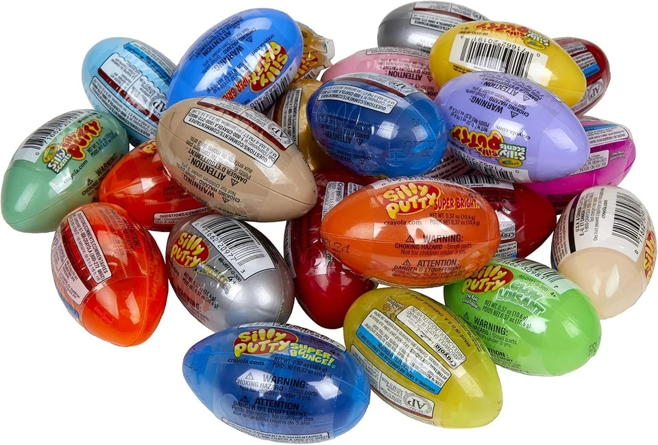 Crayola Silly Putty Bulk Variety Pack (24Ct), Assorted Soft Sensory Putty, Kids