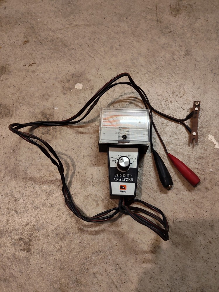 Vintage Hawk 743 Tune-Up Analyzer Engine Diagnostic Tool