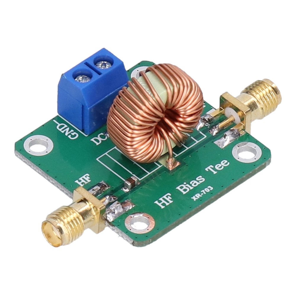 0.2‑180MHz Bias Tee Module RF Microwave DC Blocker Filter Board Electronic WT
