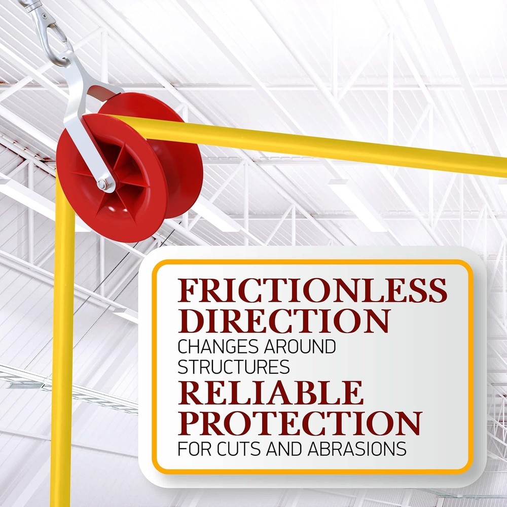 Pulling Pal - Low Voltage & Network Cable Installation Pulley. The Best Cat5e &