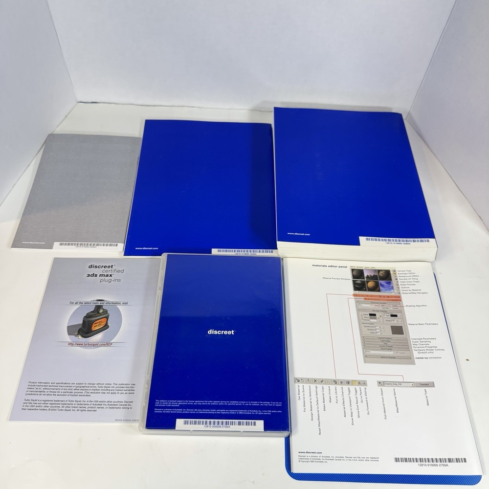 Discreet 3ds Max 7 Software Bix Vintage 3D Modeling Animation Autodesk