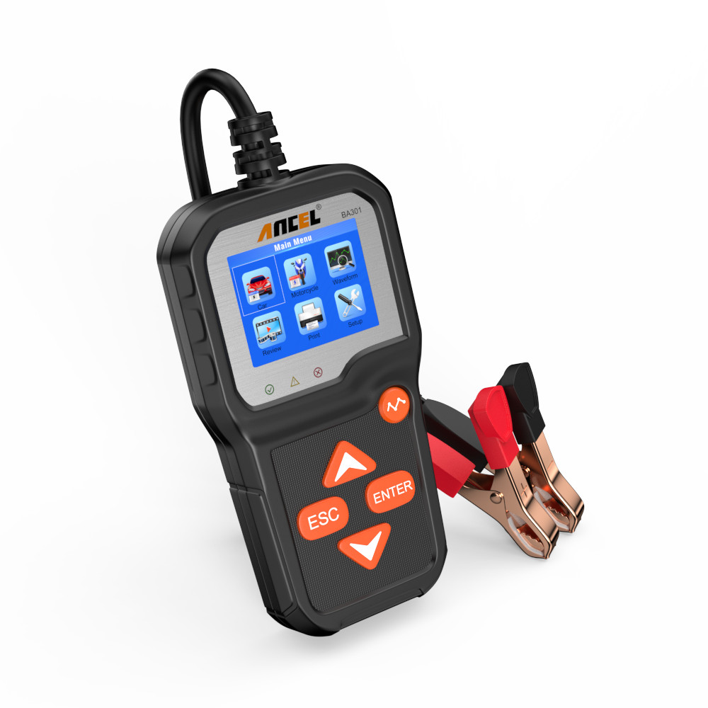 ANCEL BA301 Auto Battery Tester Analyzer 100-2000 CCA Cranking Charging System