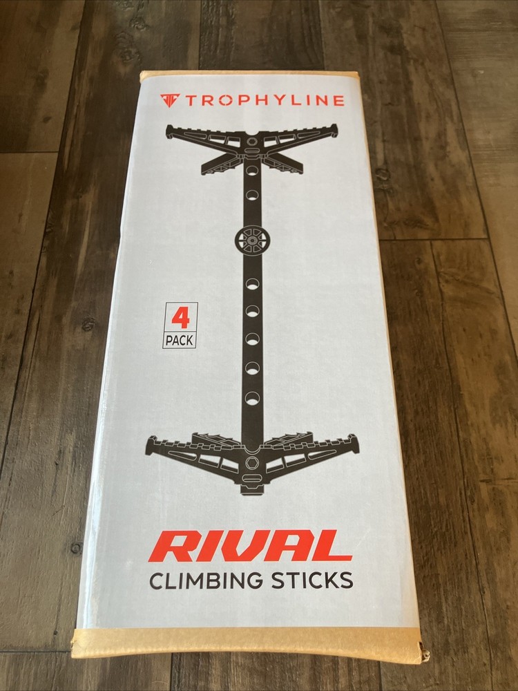 TrophyLine Rival Climbing Sticks 4 Pack Saddle Bow Mobile Hunting New