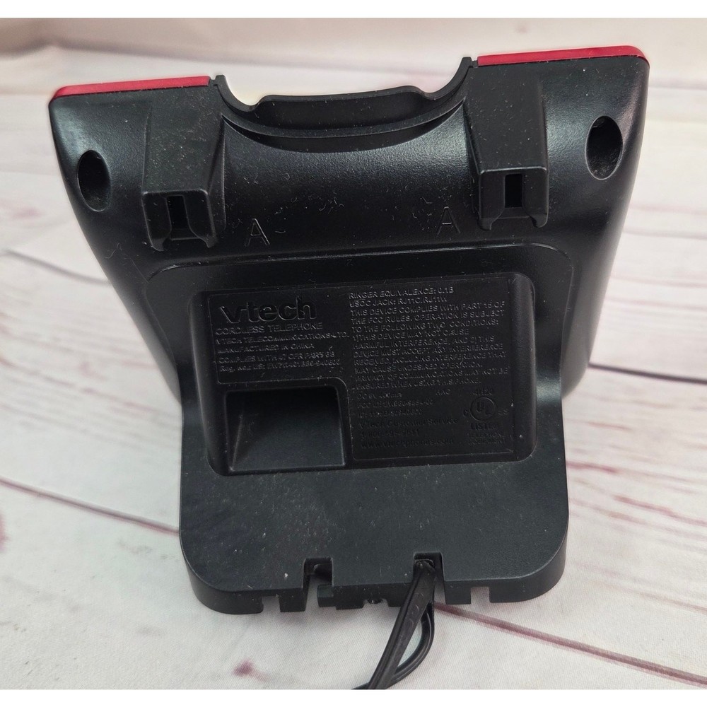 Red V Tech Phone Handset and Base