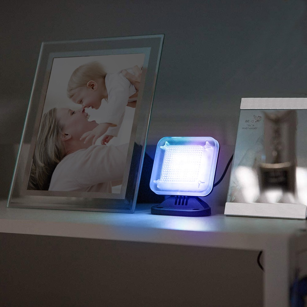 TV Simulator Extra Bright LED Light With Timer For Home Security Tool USB Charge