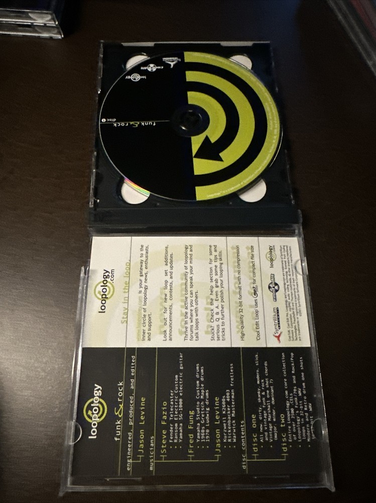 Loopology - Funk & Rock (2 CDRoms 2003) Syntrillium Software