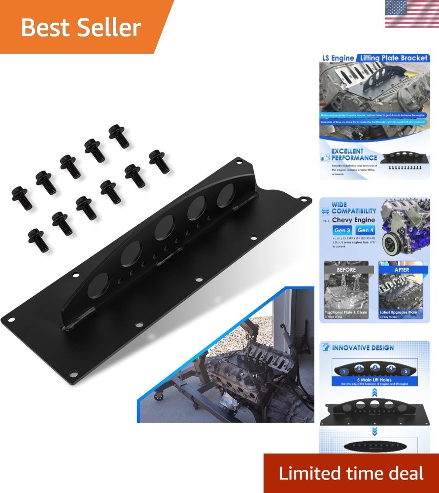 Precision LS Engine Lifting Plate for Easy Installation - Fits LS1, LS2, LS3