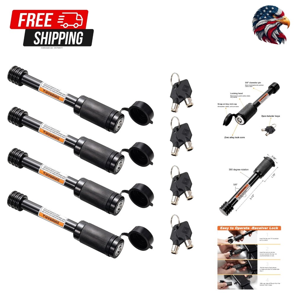 Hitch Receiver Lock - 5/8