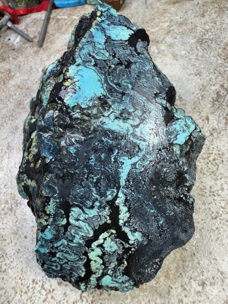 Natural Hubei turquoise nugget