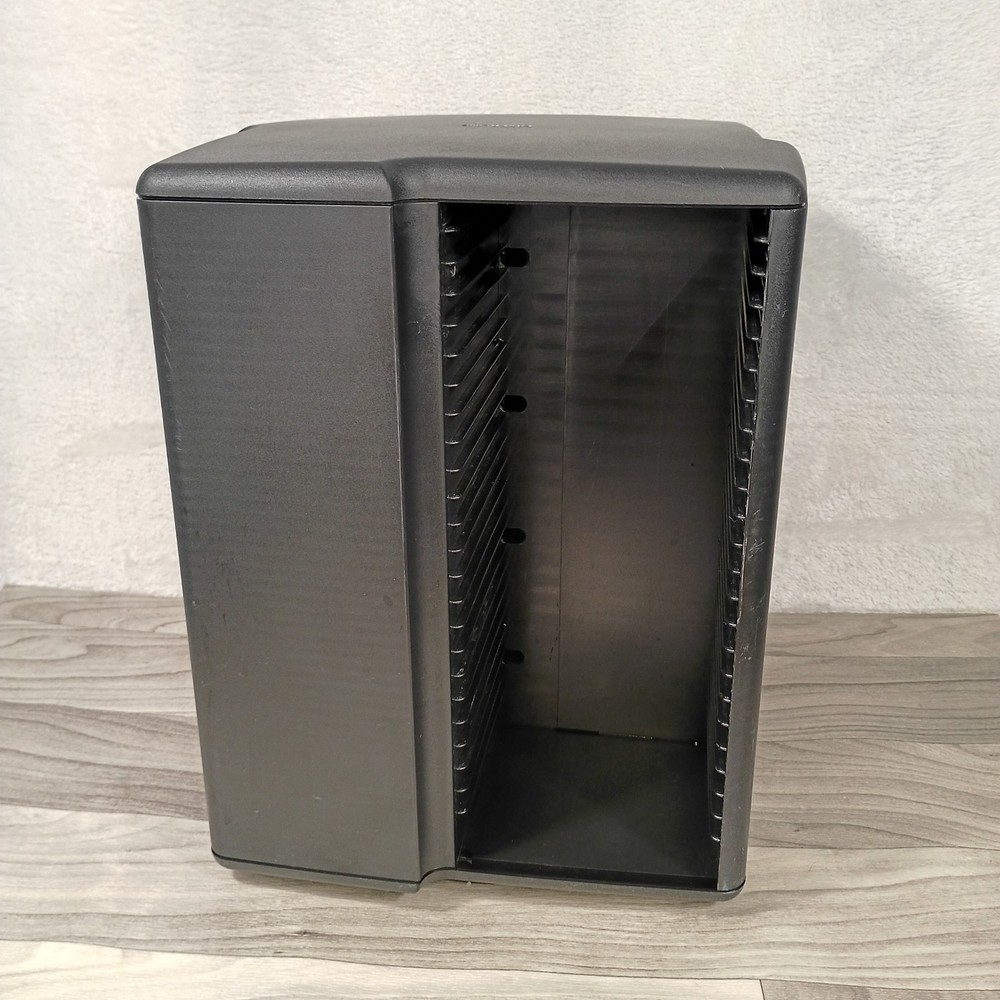 Laserline 100 CD Rotary Carousel Storage Holder Rack Spinning Tower Case