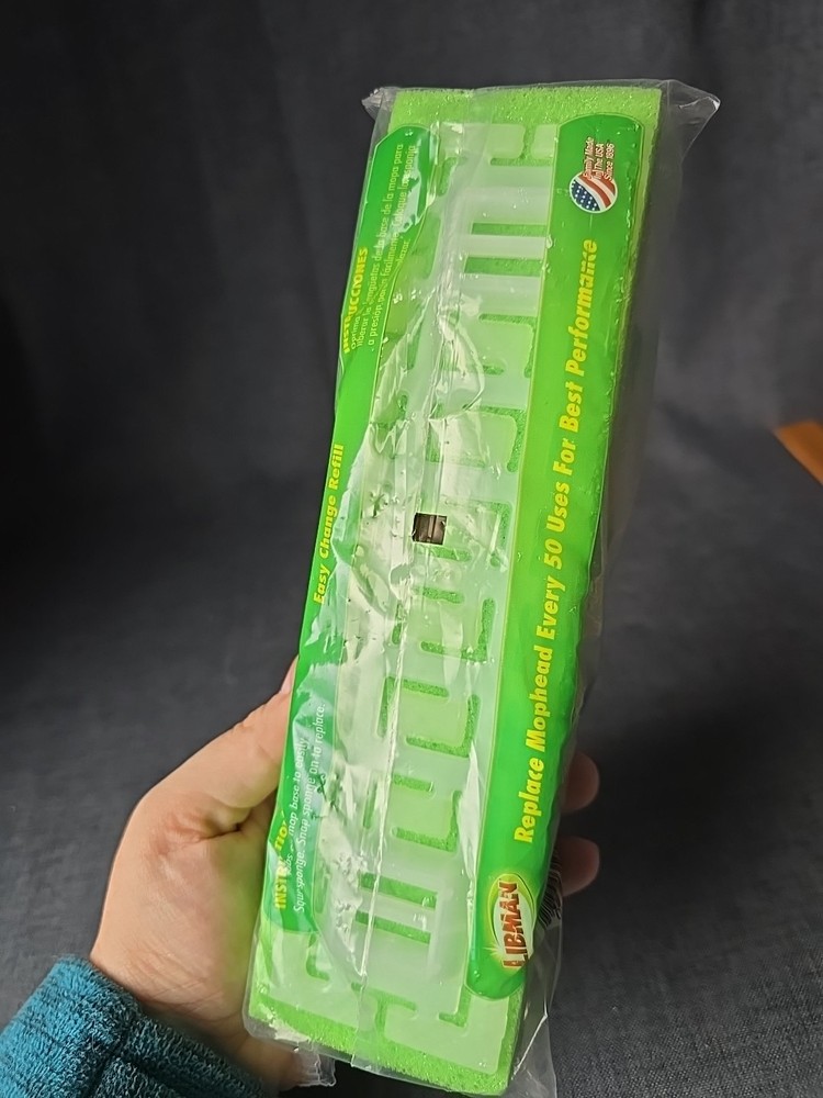 Libman Scrubster Mop Refill Easy Change Snap On Refill #03105 New