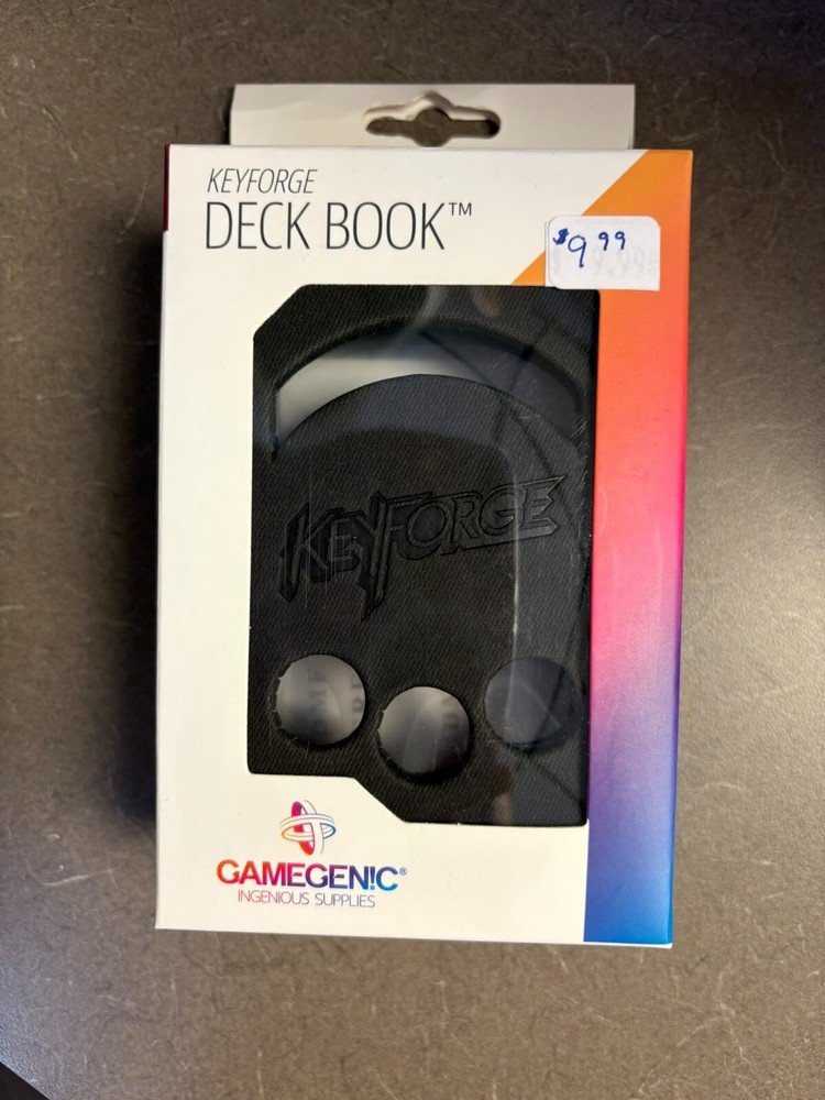 Gamegenic Keyforge Deck Book New Sealed Black