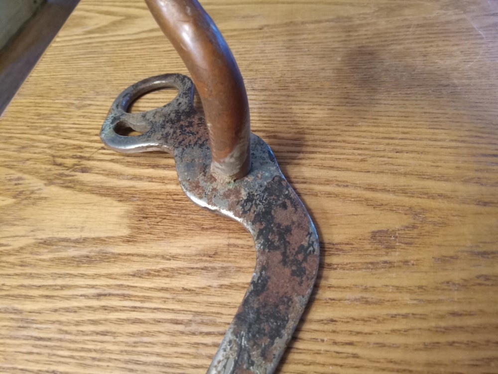 Used grazing bit ported 4 3/4in copper mouth