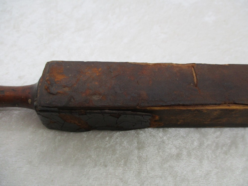 Antique Barber's Straight Razor Leather Strap Strop Sharpener