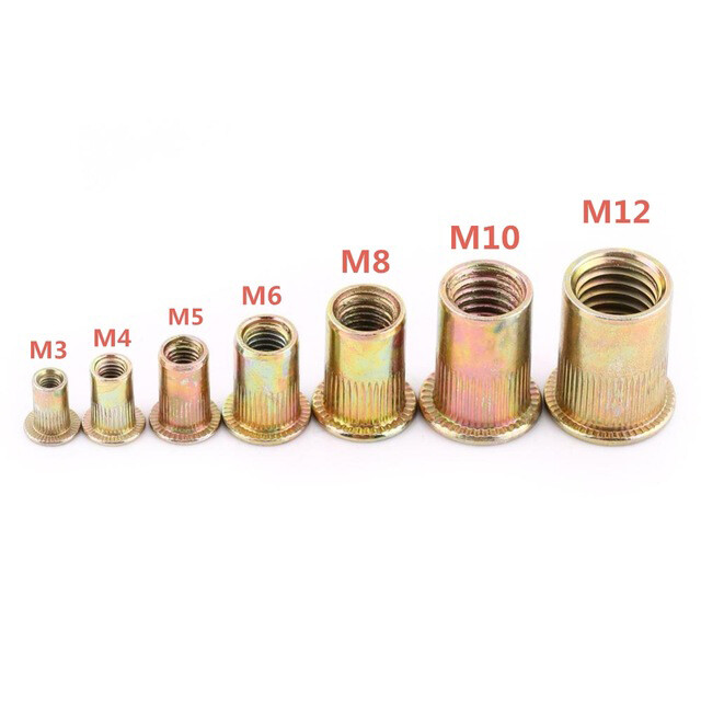 120-1450pc Rivet Nut Kit-Rivnut Gun Nut Setter Thread Setting Nutsert Tool Metri