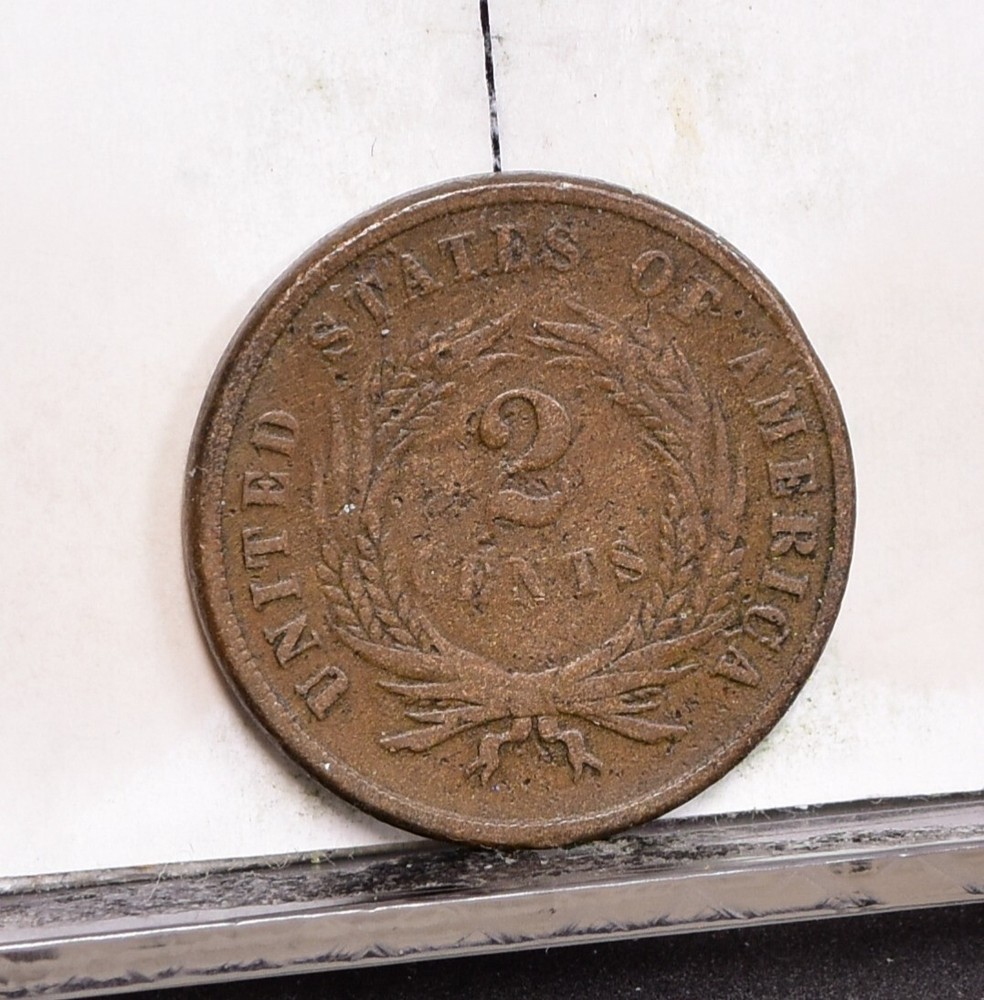 1866 Two Cent Piece - VG (#58143-L)