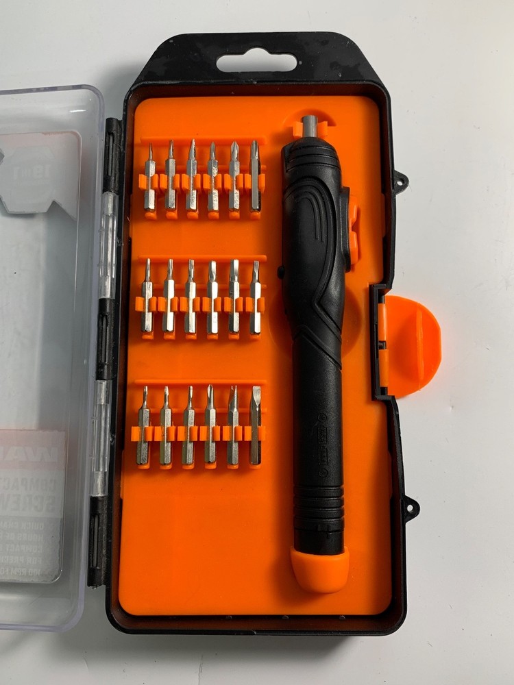 Warrior 19 in 1 Compact Cordless Screwdriver Set