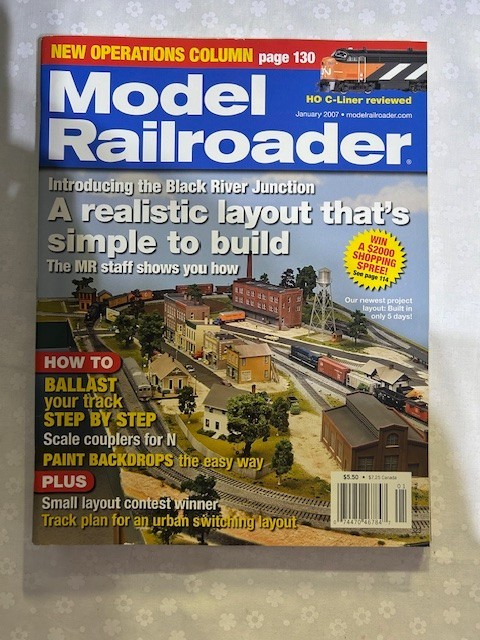Model Railroader Magazine 2007