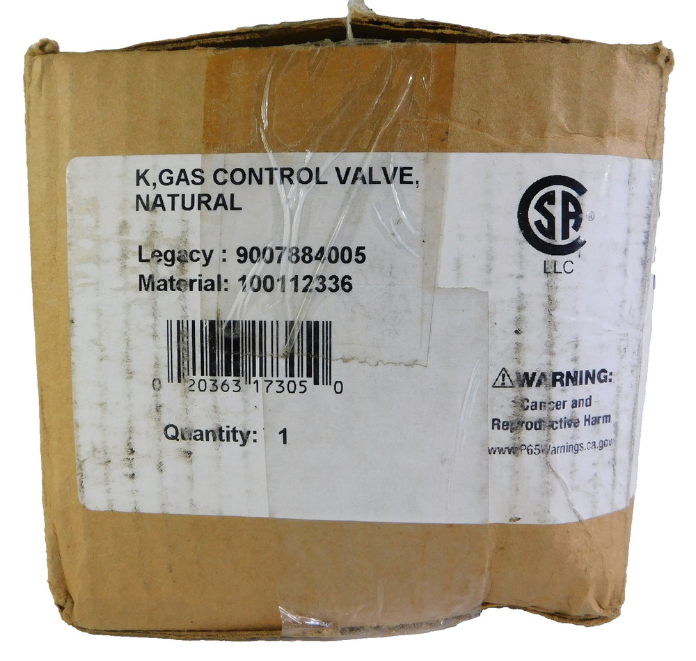 Honeywell WV8840B1110 Natural Gas Control Valve 100112336