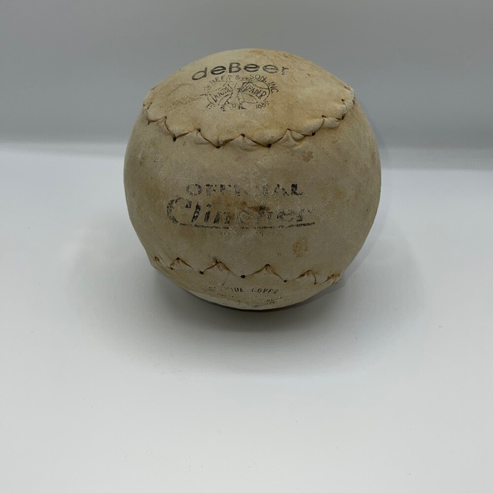 VINTAGE OFFICIAL CLINCHER Double Header Softball
