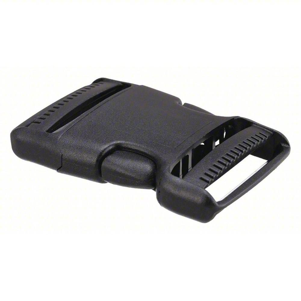 Side Squeeze Buckle - BULKSTRAP B15 - 1.5 Inch - Black - 20 Pack