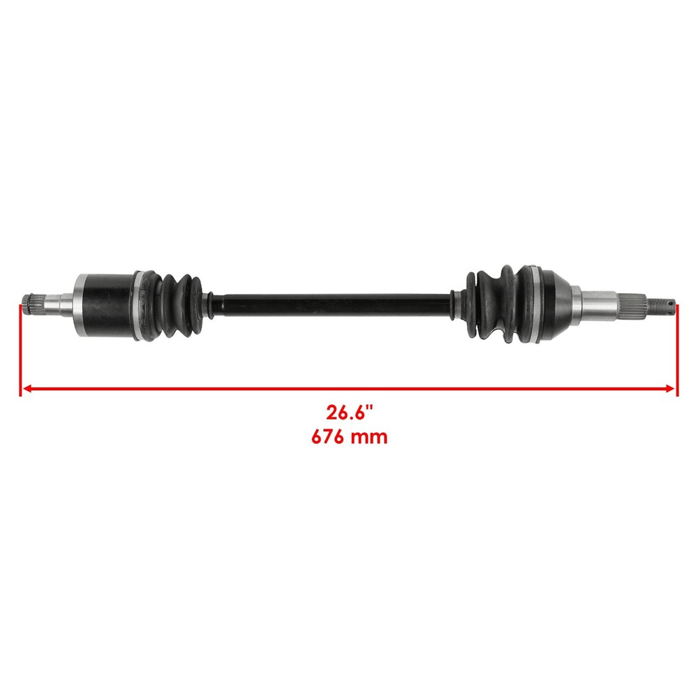 Front Right And Left CV Joint Axles for Can-Am Commander 800 4X4 2011-2012