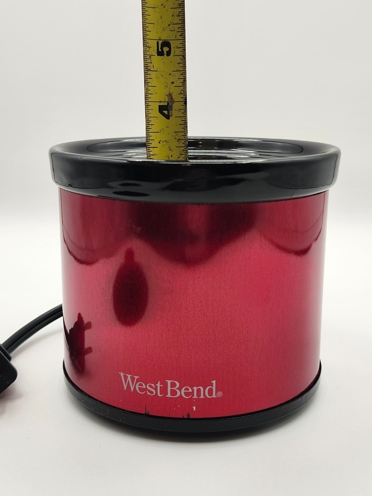 West Bend Little Dipper Slow Cooker Red Mini Warming Pot