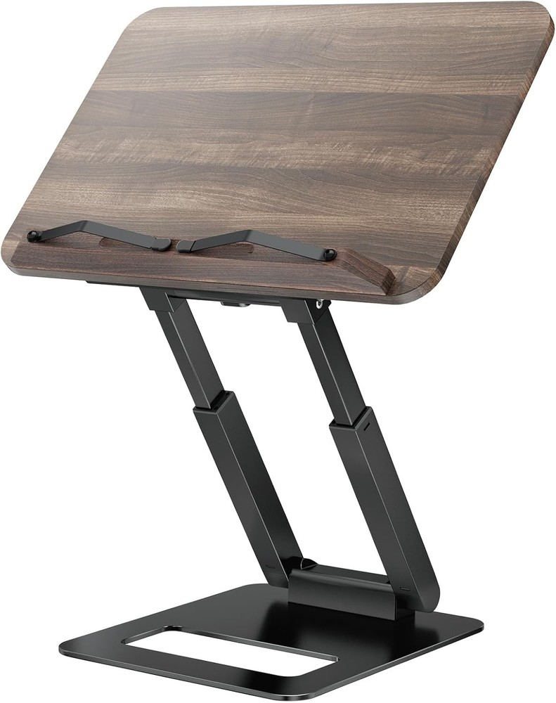 Book Stand Telescopic Book Holder Stand Adjustable Height Pull Out Design