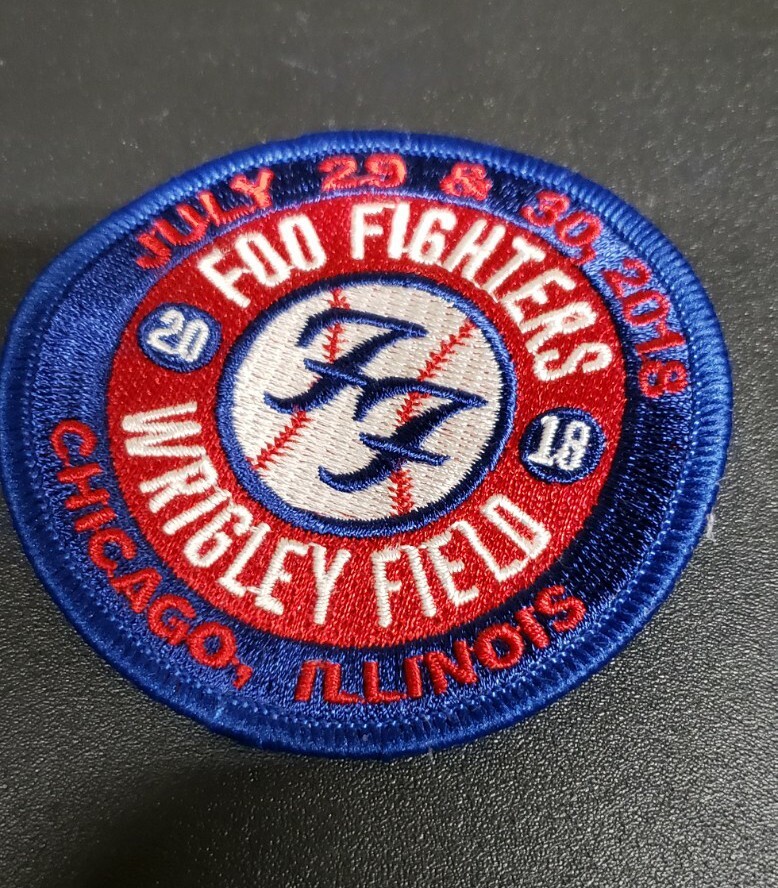Wrigley Field AUTHENTIC Patch 3" Never Used Foo Fighters Official Merchandise