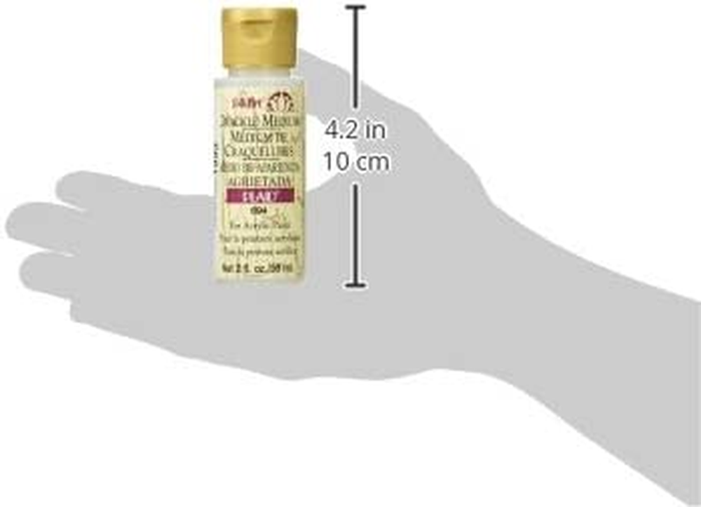 FolkArt Medium (2-Ounce) 694 Crackle White