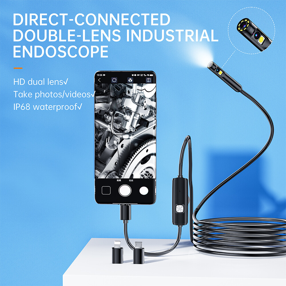 Waterproof USB Endoscope Borescope Snake Inspection Phone Camera Samsung Android