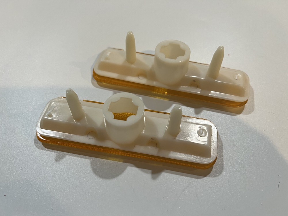 1970-77 Camaro Front Side Marker Lens Amber Pair