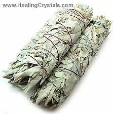 WHITE SAGE SMUDGE STICKS (3)
