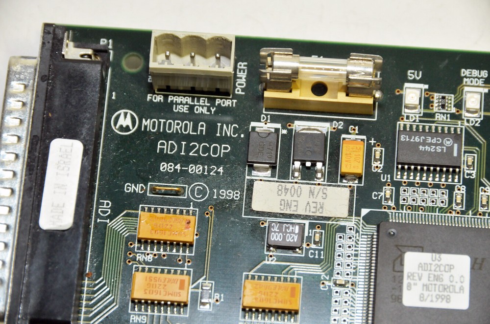 Motorola ADI2COP Evaluation board with JTAG cable