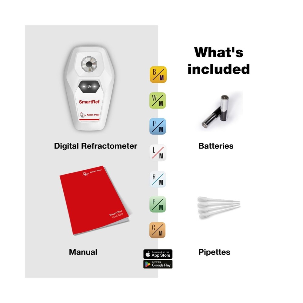 SmartRef Digital Refractometer by Anton Paar – High-Precision Brix & Wort